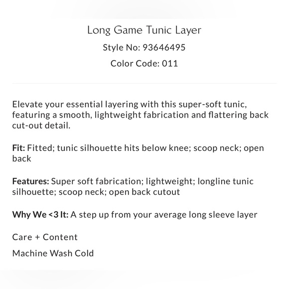 FP Movement Long Game Tunic Layer - Picture 5 of 8